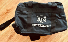 Artbox Trading cards logo Sturdy Canvas Zippered SDCC Tote Bag - AutographsForSale.com