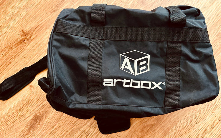 Artbox Trading cards logo Sturdy Canvas Zippered SDCC Tote Bag - AutographsForSale.com