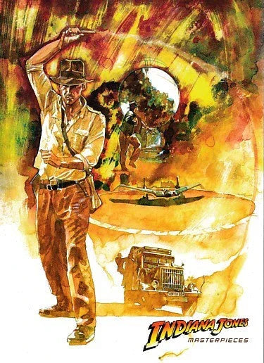 Indiana Jones Masterpieces 2008 Topps promo card P2 - AutographsForSale.com