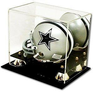 Mini helmet deluxe acrylic display case - AutographsForSale.com