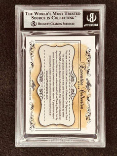 Jari Kurri 2014 Leaf Masterpiece Cut Signature certified signed card 1/1 JSA Edmonton Oilers - AutographsForSale.com