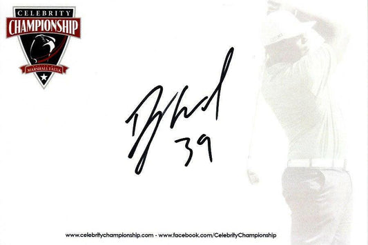 Danny Woodhead signed 4x6 signature card Chargers Patriots - AutographsForSale.com