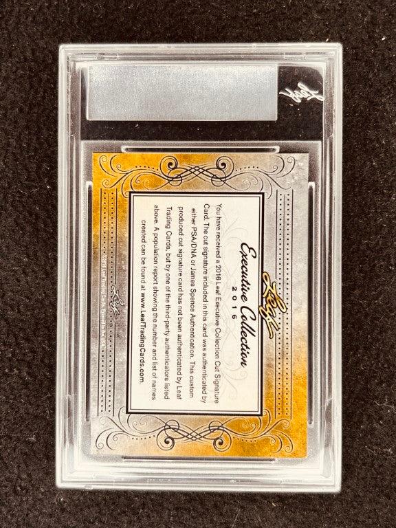 Jason Segel 2016 Leaf Masterpiece Cut Signature certified autograph card 1/1 JSA Shrinking - AutographsForSale.com