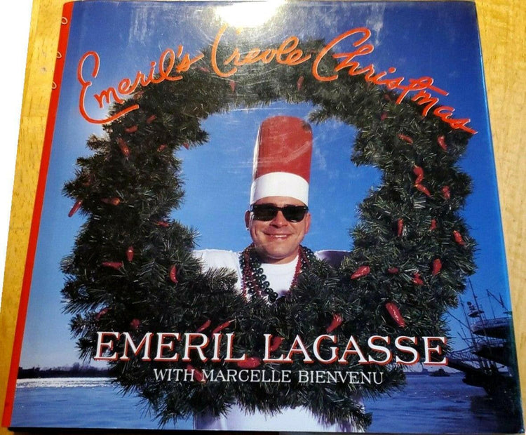 Emeril Lagasse signed Emeril’s Creole Christmas cookbook - AutographsForSale.com