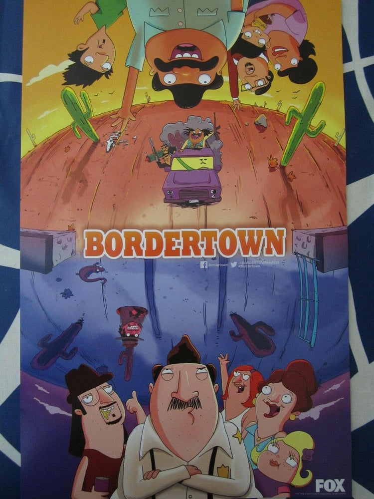 Bordertown 2015 SDCC mini Fox poster - AutographsForSale.com