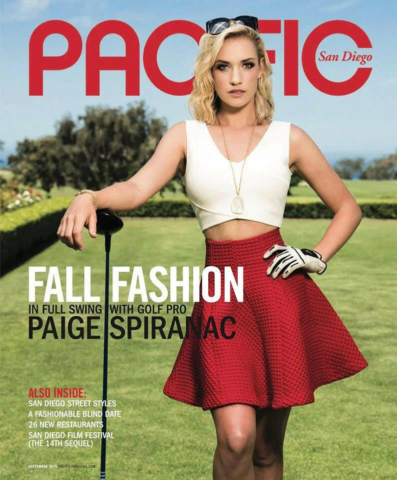 Paige Spiranac 2015 Pacific San Diego magazine with sexy cover New - AutographsForSale.com
