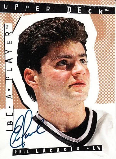 Eric Lacroix certified autograph 1994-95 Be A Player card - AutographsForSale.com