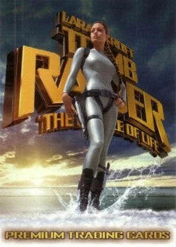 Lara Croft Tomb Raider Cradle of Life movie 2003 SDCC card Angelina Jolie - AutographsForSale.com