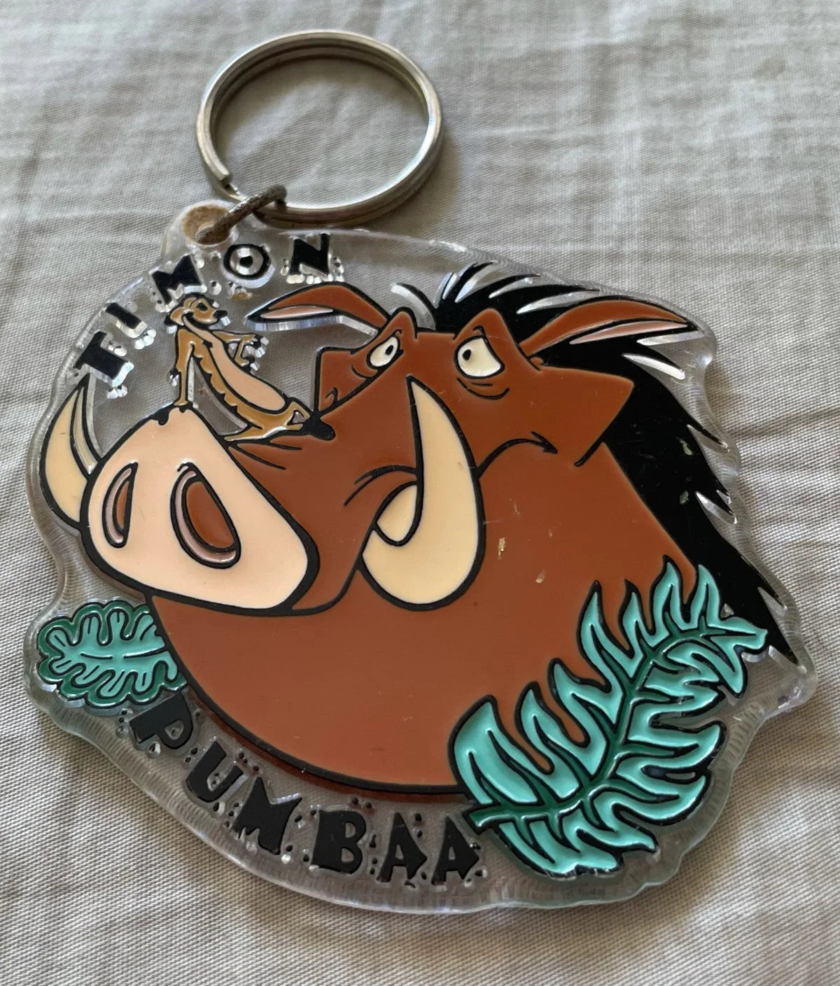 Timon and Pumbaa (The Lion King) Disney keychain - AutographsForSale.com