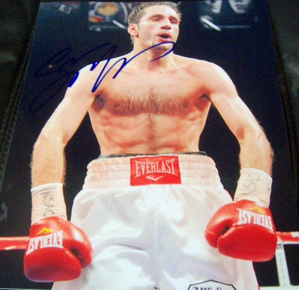 Sergio Mora autographed 8x10 boxing photo The Contender - AutographsForSale.com