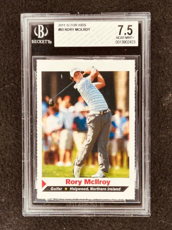 Rory McIlroy 2011 SI for Kids golf Rookie Card grade BGS 7.5 - AutographsForSale.com