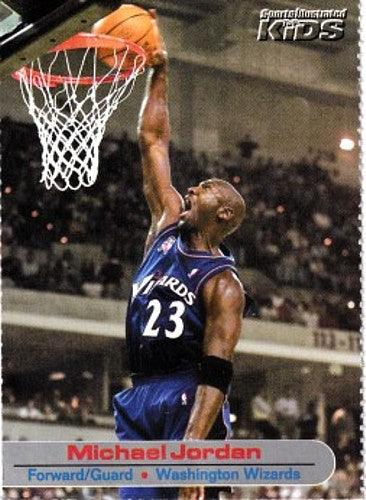 Michael Jordan Washington Wizards 2002 Sports Illustrated for Kids card - AutographsForSale.com