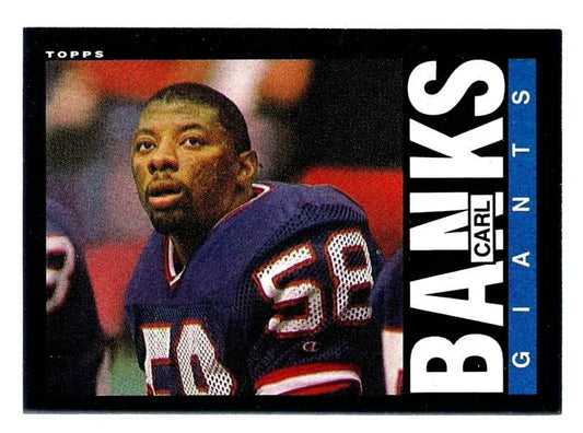 Carl Banks New York Giants 1985 Topps Rookie Card #111 - AutographsForSale.com