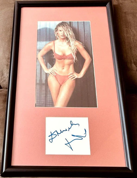 Daniela Pestova autograph framed with Sports Illustrated Swimsuit photo JSA - AutographsForSale.com
