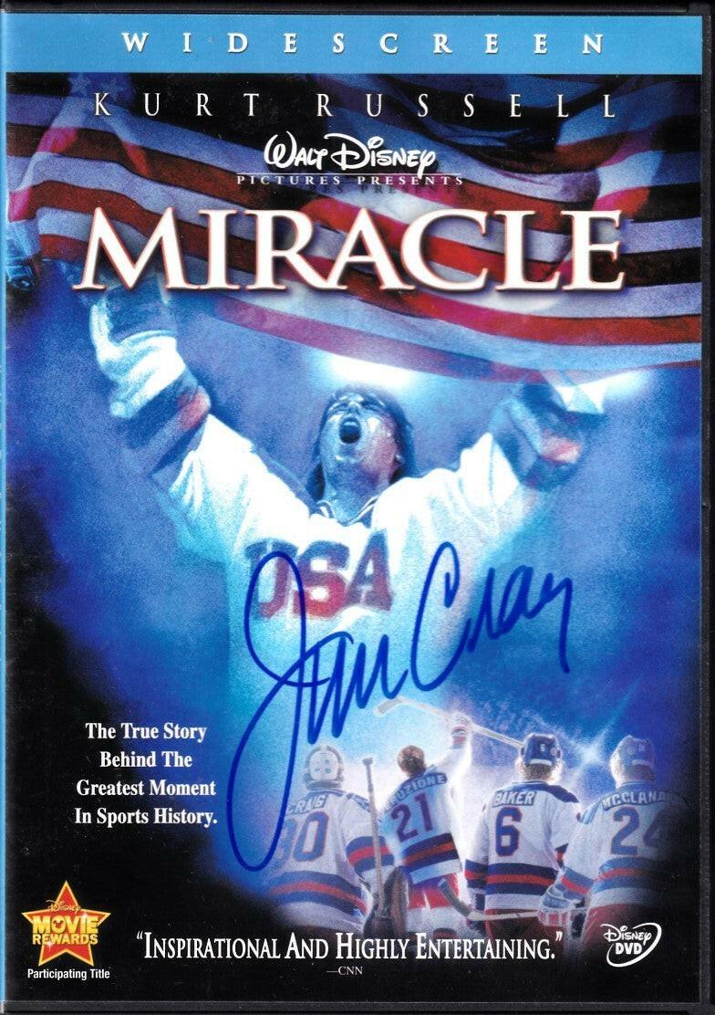 Jim Craig autographed Miracle movie DVD cover insert JSA - AutographsForSale.com
