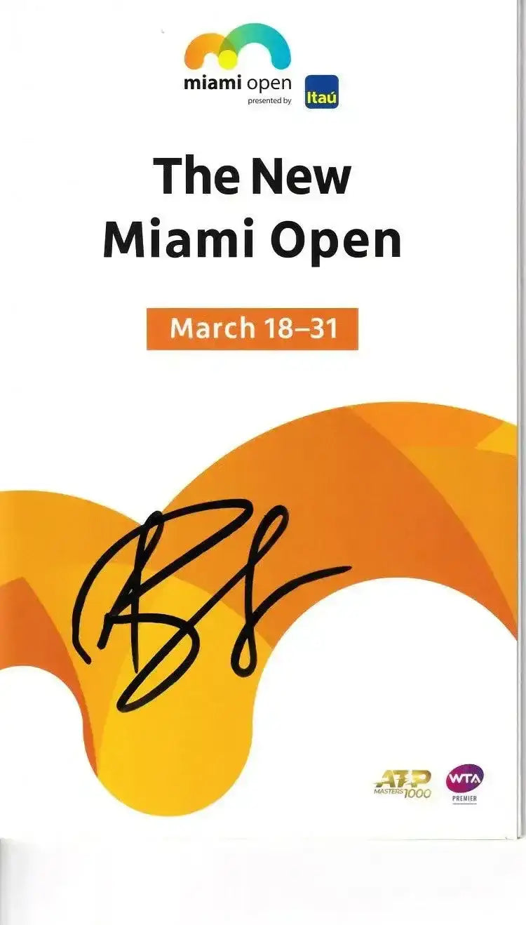 Ashleigh Barty autographed 2019 Miami Open Tennis program - AutographsForSale.com