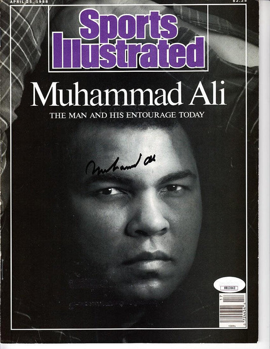 Muhammad Ali signed 1988 Sports Illustrated magazine JSA - AutographsForSale.com