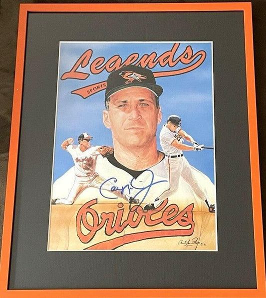 Cal Ripken signed Orioles 1991 Legends cover framed JSA - AutographsForSale.com
