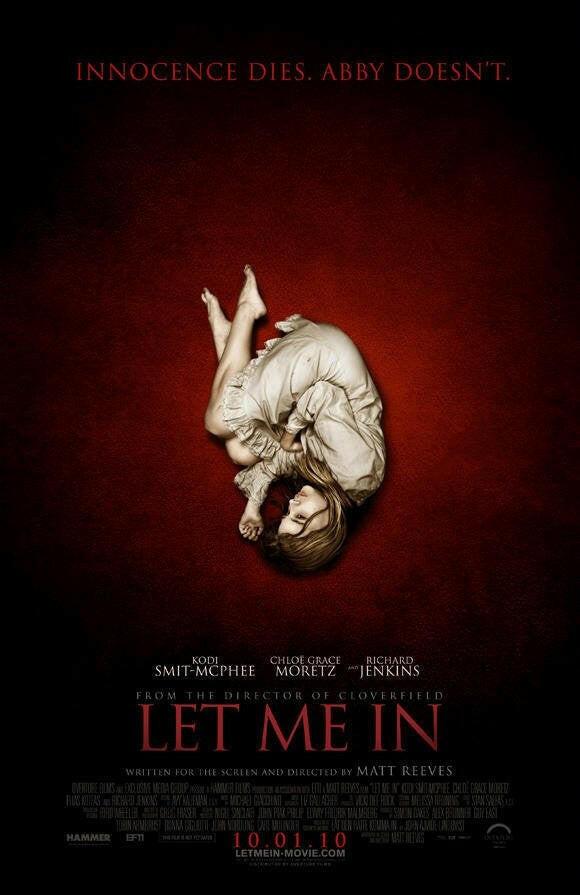 Let Me In 2010 mini 11x17 movie poster Chloe Grace Moretz - AutographsForSale.com