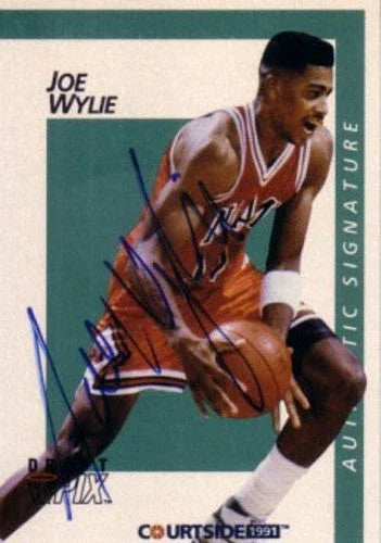 Joe Wylie certified autograph Miami Hurricanes 1991 Courtside card - AutographsForSale.com