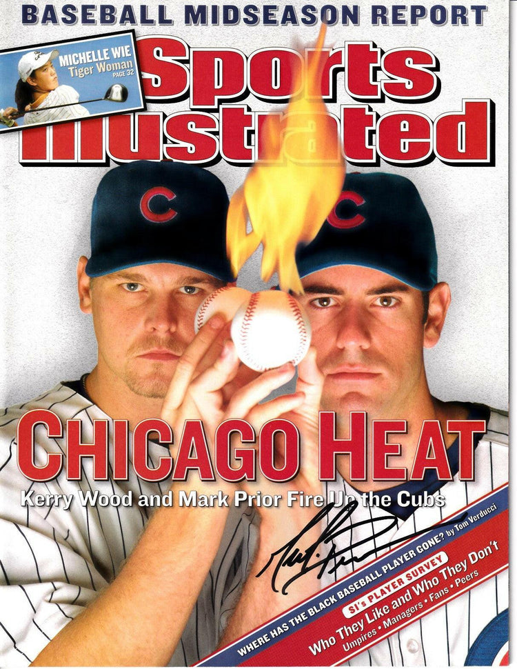 Mark Prior signed Cubs 2003 Sports Illustrated magazine - AutographsForSale.com