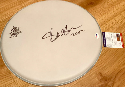 Slash Guns N Roses signed Remo Drumhead Dated 2012 PSA/DNA - AutographsForSale.com