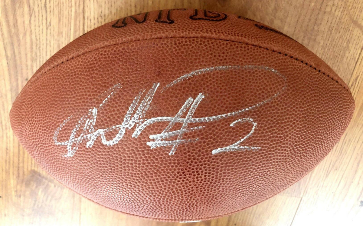 Charles Woodson signed NFL game football JSA Packers Raiders - AutographsForSale.com