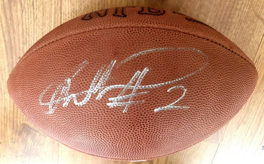 Charles Woodson signed NFL game football JSA Packers Raiders - AutographsForSale.com