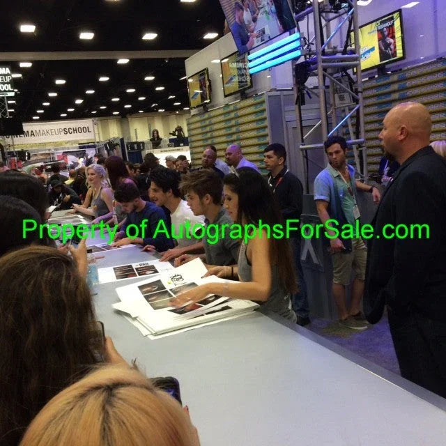 Tyler Posey Dylan Sprayberry Cody Christian signed Teen Wolf 2015 SDCC litho poster JSA - AutographsForSale.com
