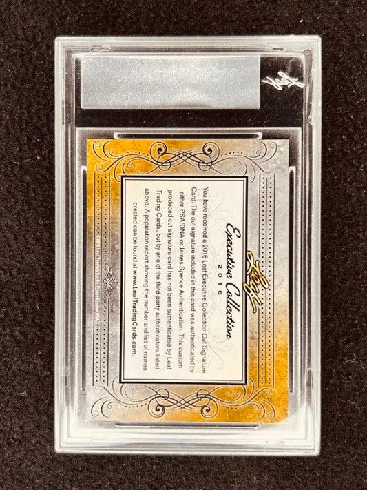 Archie Moore 2016 Leaf Masterpiece Cut Signature certified autograph boxing card 1/1 JSA - AutographsForSale.com