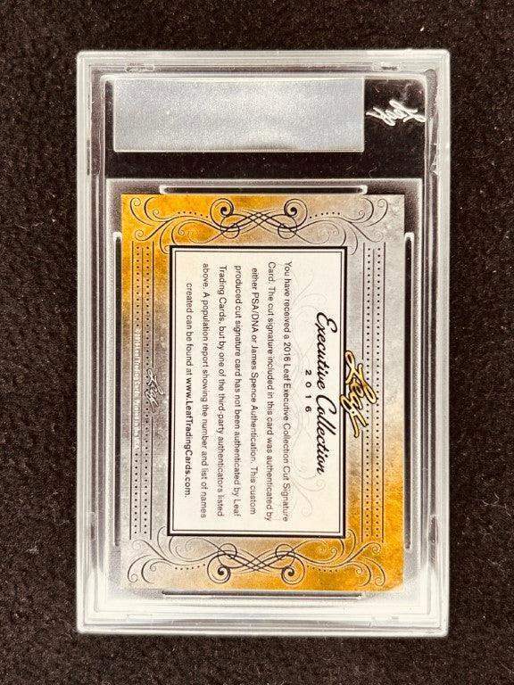 Archie Moore 2016 Leaf Masterpiece Cut Signature certified signed boxing card 1/1 JSA - AutographsForSale.com