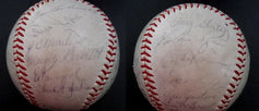 1969 Mets World Champs team signed baseball Gil Hodges Nolan Ryan Tom Seaver JSA - AutographsForSale.com