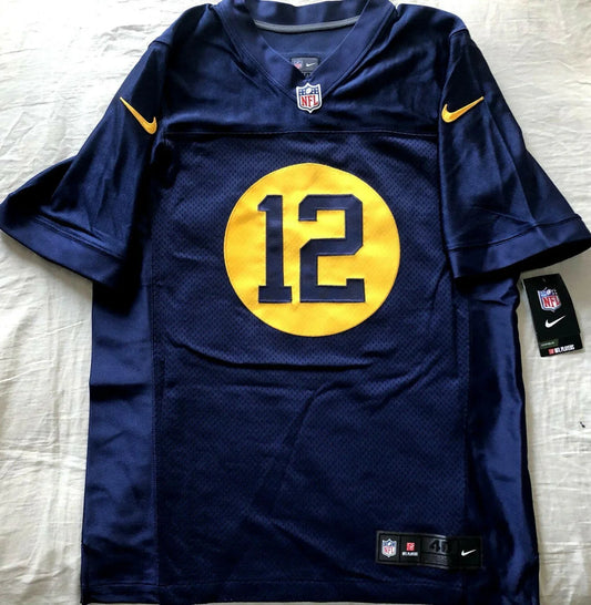 Aaron Rodgers Green Bay Packers 2013 2014 Nike Elite throwback game model jersey NEW - AutographsForSale.com