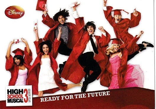 High School Musical 3 movie cast 2008 Topps card P1 Zac Efron Vanessa Hudgens - AutographsForSale.com