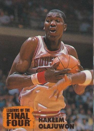 Hakeem Olajuwon Houston Cougars 1996 Classic Legends of Final 4 card - AutographsForSale.com