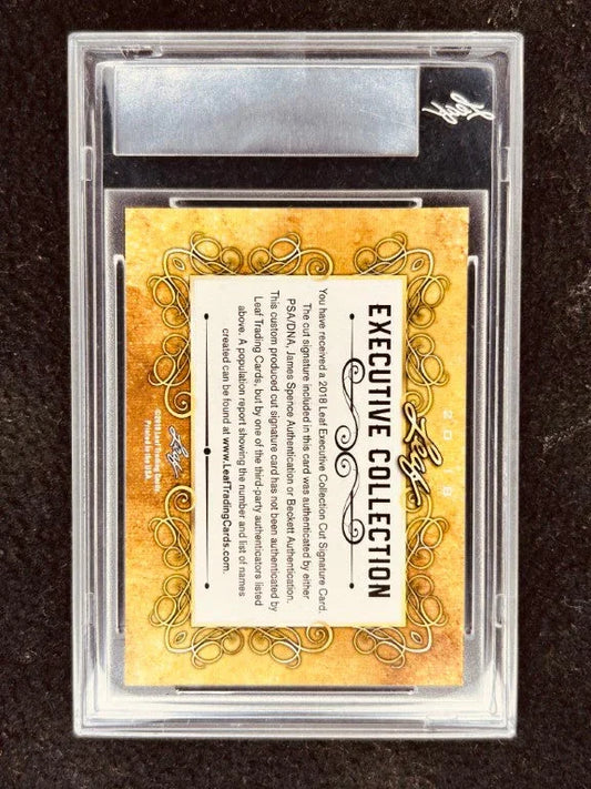 Jessica Stroup 2018 Leaf Masterpiece Cut Signature certified signed card 1/1 JSA 90210 - AutographsForSale.com