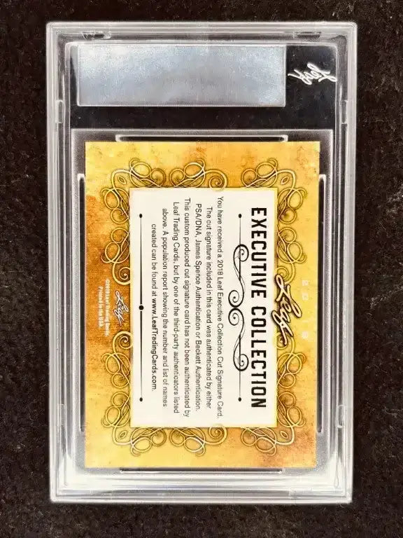 Jessica Stroup 2018 Leaf Masterpiece Cut Signature certified signed card 1/1 JSA 90210 - AutographsForSale.com