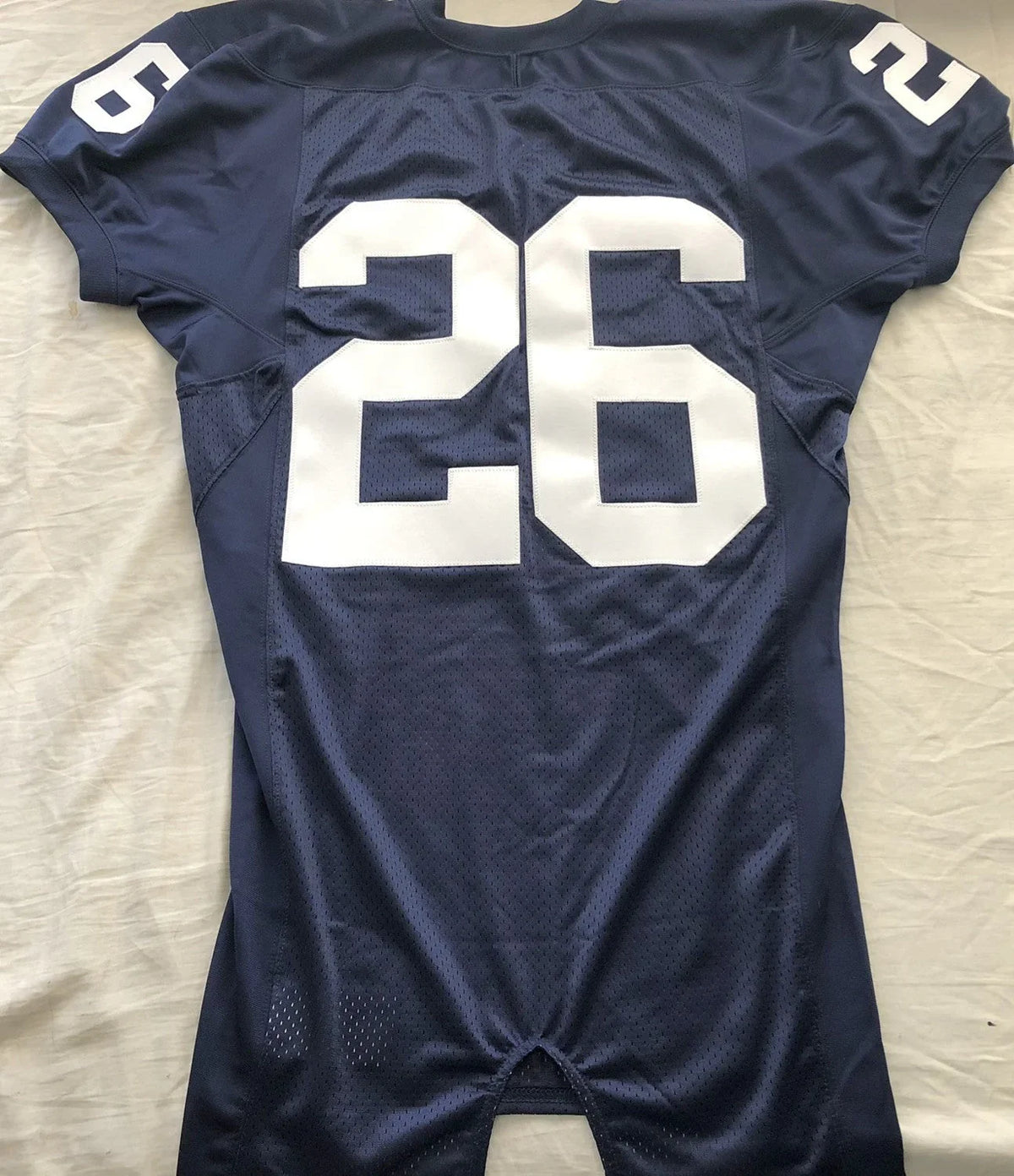Saquon Barkley Penn State 2016 authentic Nike stitched navy blue pro cut 2XL jersey NEW - AutographsForSale.com