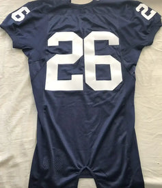 Saquon Barkley Penn State 2016 authentic Nike stitched navy blue pro cut 2XL jersey NEW - AutographsForSale.com