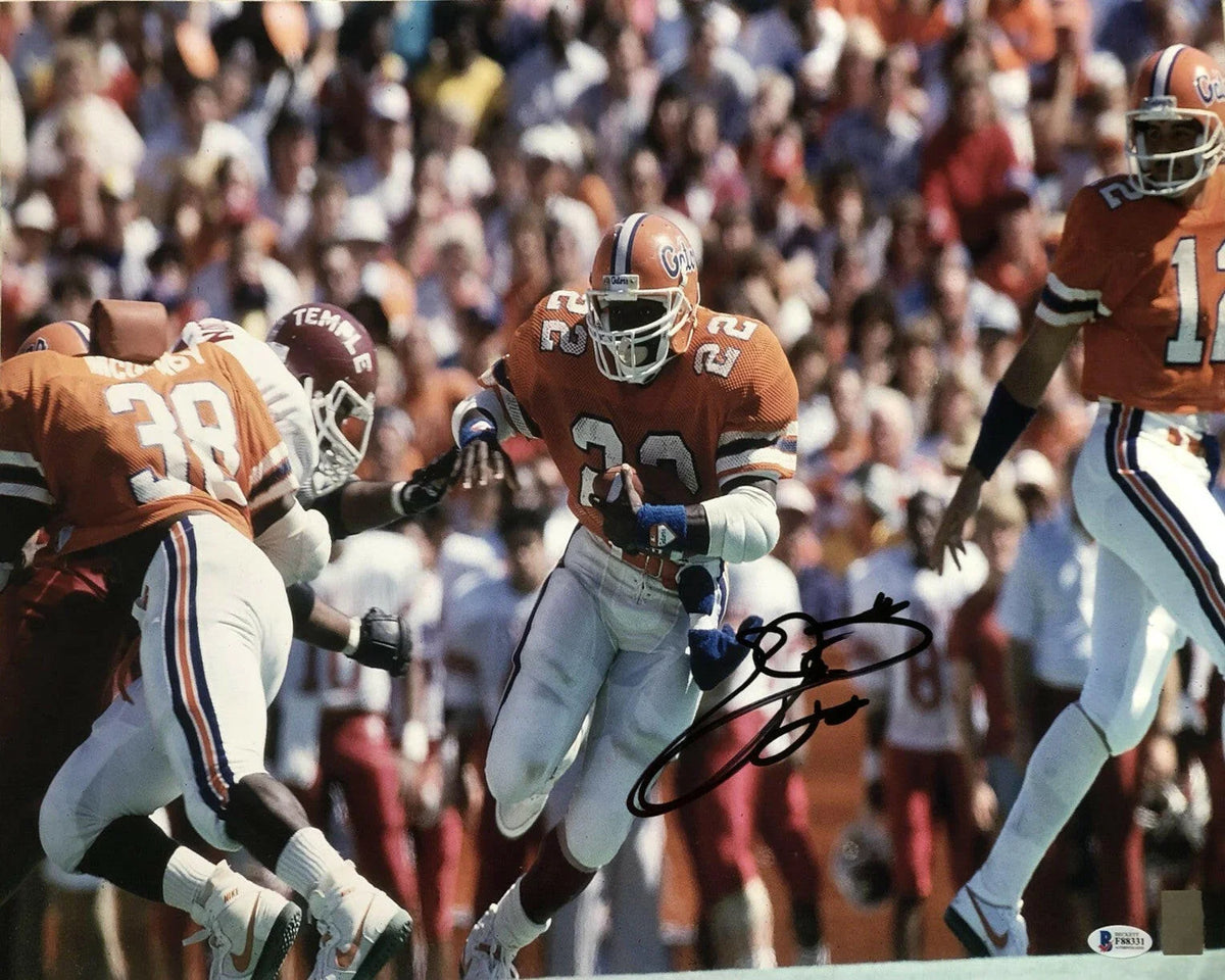 Emmitt Smith signed Florida Gators 16x20 poster or photo BAS - AutographsForSale.com