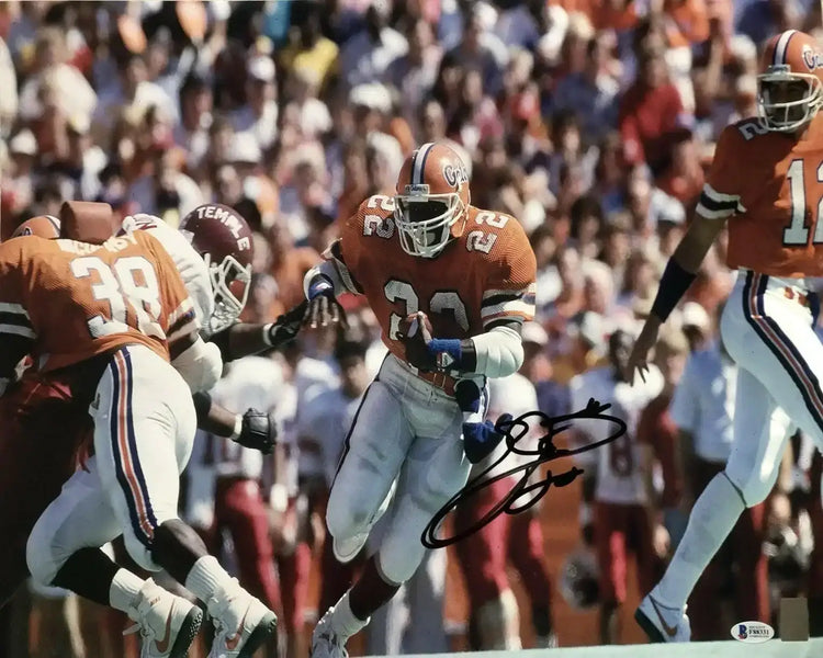 Emmitt Smith signed Florida Gators 16x20 poster or photo BAS - AutographsForSale.com