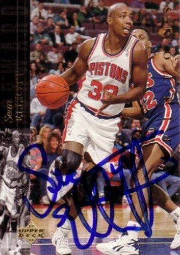 Sean Elliott autographed Detroit Pistons 1993-94 Upper Deck card - AutographsForSale.com