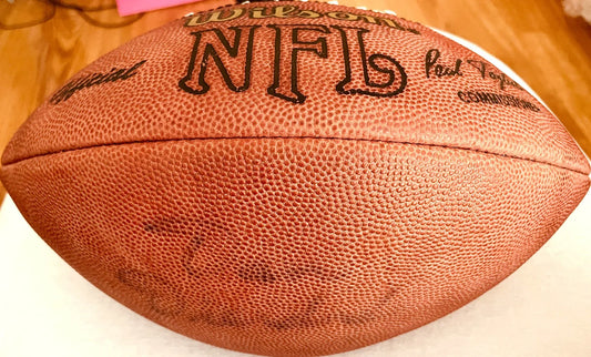 Dan Dierdorf signed NFL game football St Louis Cardinals - AutographsForSale.com