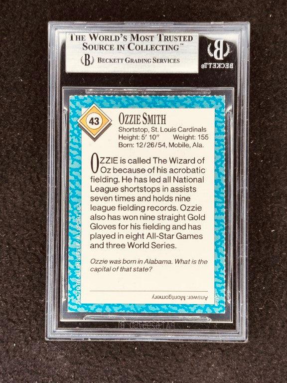 Ozzie Smith St Louis Cardinals 1989 SI for Kids card BGS 8.5 - AutographsForSale.com