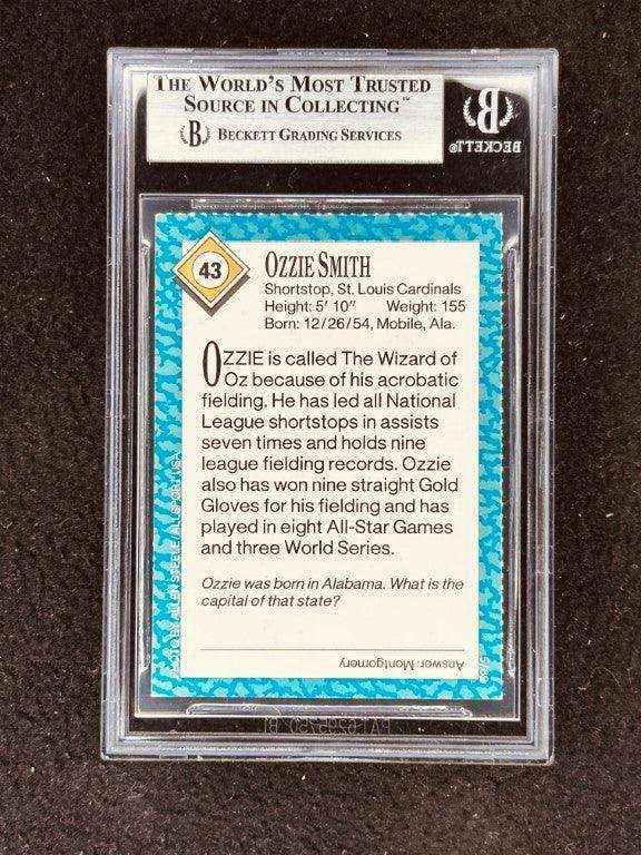 Ozzie Smith St Louis Cardinals 1989 SI for Kids card BGS 8.5 - AutographsForSale.com