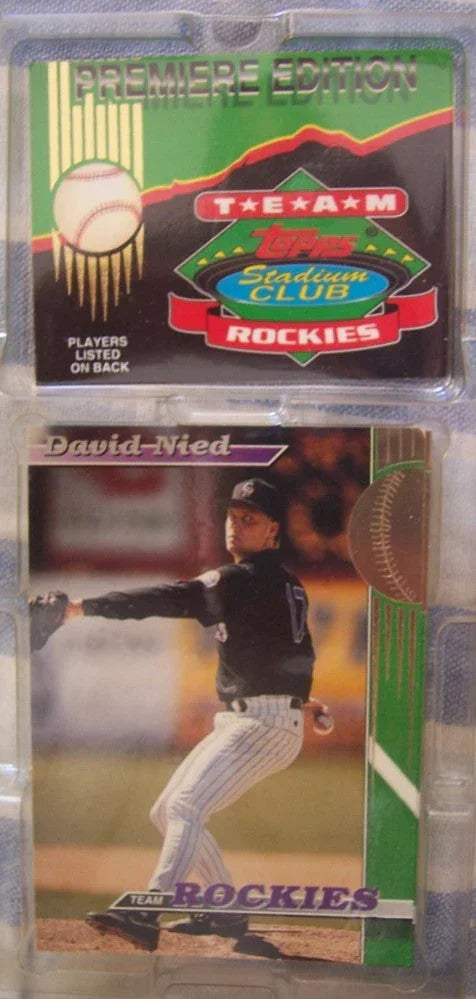 Colorado Rockies 1993 Stadium Club team 30 card set Dante Bichette Andres Galarraga - AutographsForSale.com