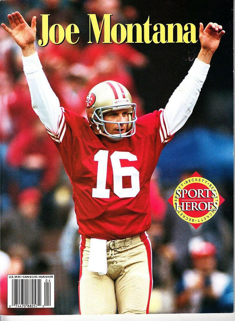 Joe Montana SF 49ers Beckett Sports Heroes magazine - AutographsForSale.com