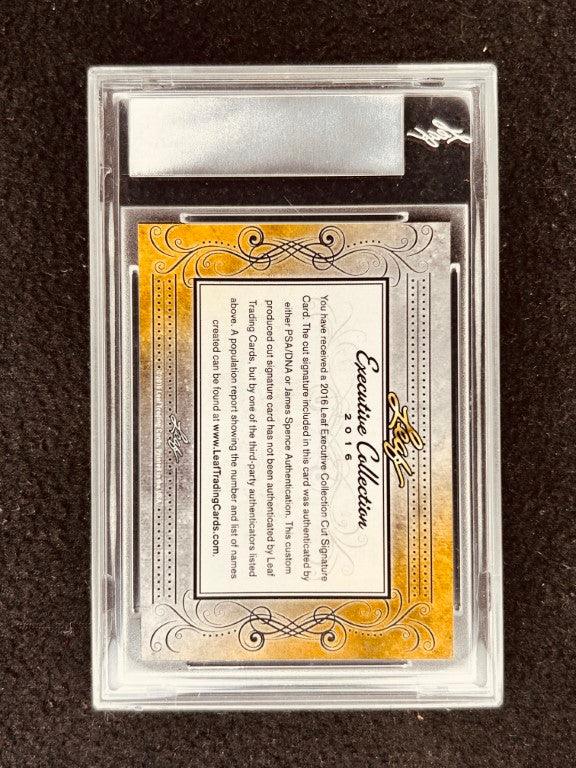 Ray Boom Boom Mancini 2016 Leaf Masterpiece Cut Signature certified signed boxing card 1/1 - AutographsForSale.com