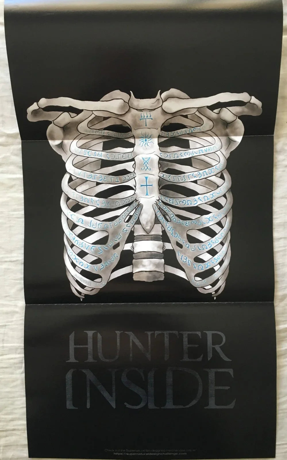Supernatural 2014 SDCC Join Hunt foldout 10x20 poster - AutographsForSale.com