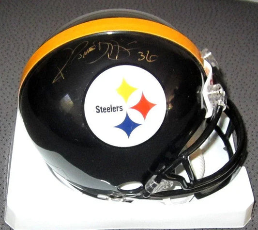 Jerome Bettis signed Steelers Super Bowl 40 Champions mini helmet JSA - AutographsForSale.com